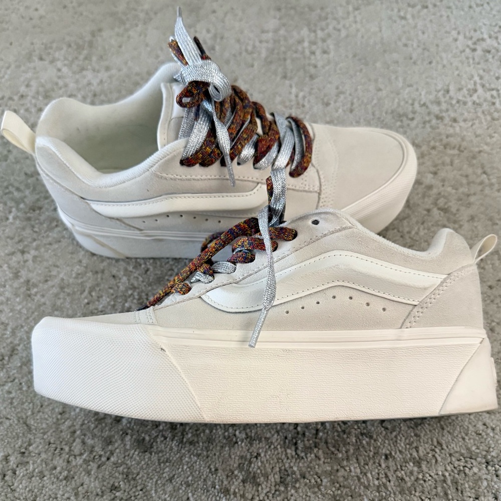 Vans Knu Stack Women’s Platform Multicolor Laces,… - image 6